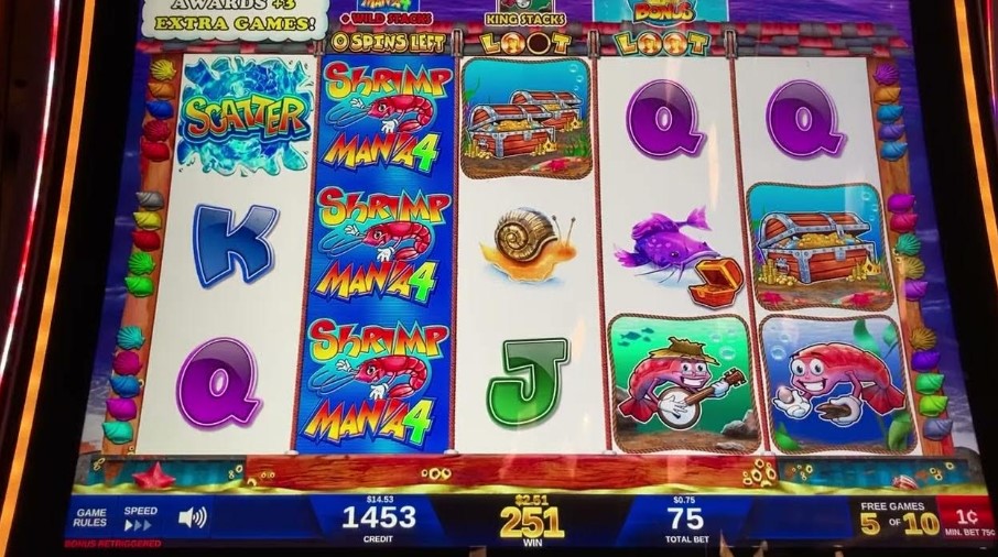 Shrimpmania Slot Machine